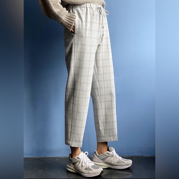 The Group by Babaton - Jimmy Pant in Grey Plaid - Picture 4 of 12